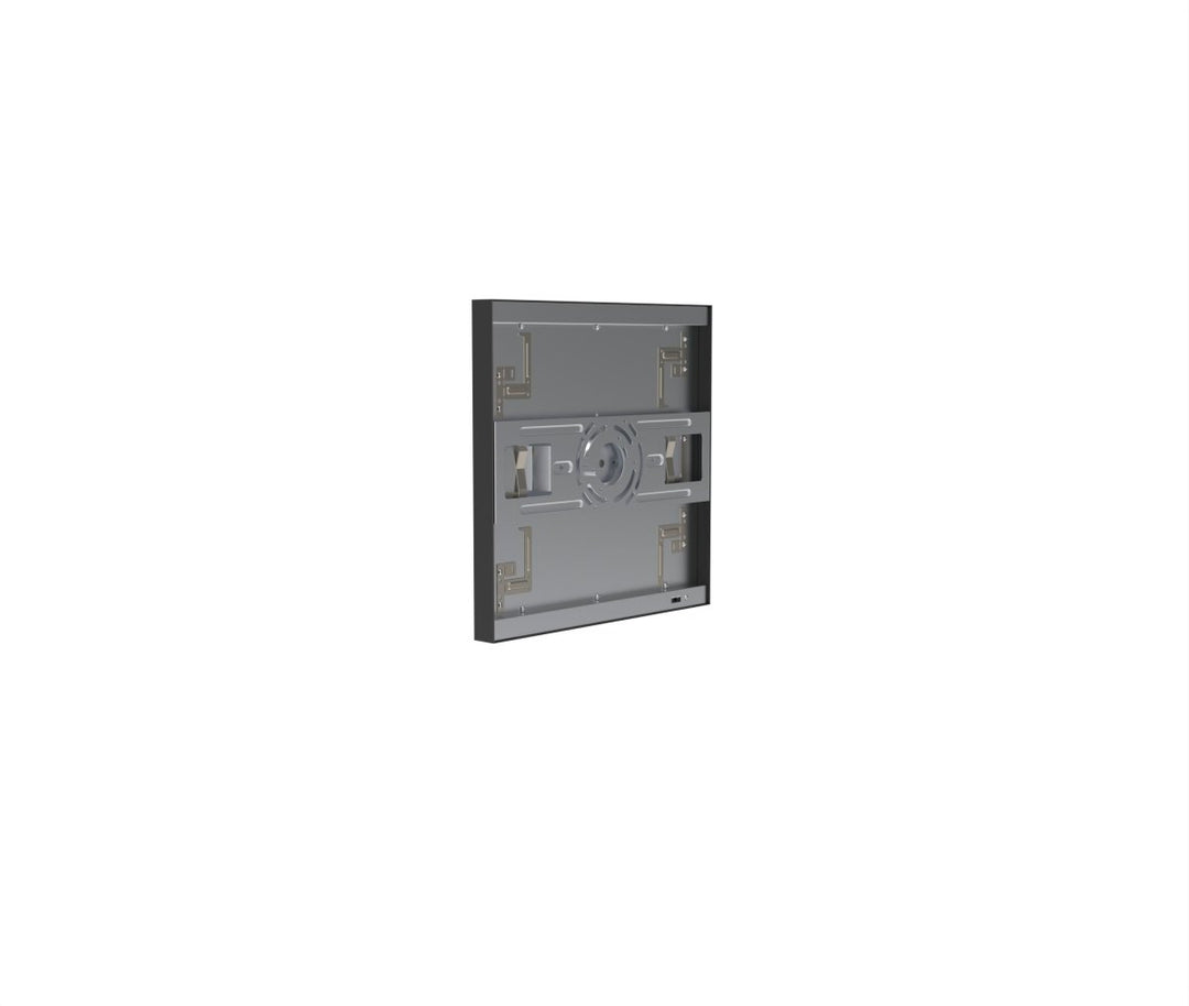 1x1 LED Flat Panel Light Surface Mount Square - Triac Dimmable - 5CCT 2700K-5000K - 1500LM - Black Trim