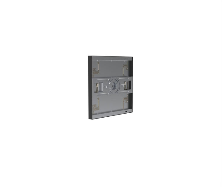 1x1 LED Flat Panel Light Surface Mount Square - Triac Dimmable - 5CCT 2700K-5000K - 1500LM - Black Trim
