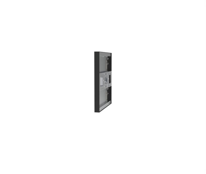 1x1 LED Flat Panel Light Surface Mount Square - Triac Dimmable - 5CCT 2700K-5000K - 1500LM - Black Trim