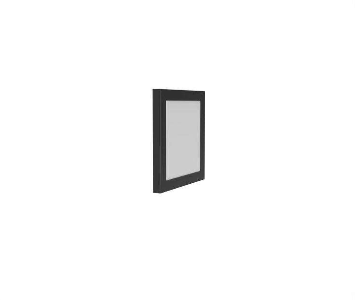 1x1 LED Flat Panel Light Surface Mount Square - Triac Dimmable - 5CCT 2700K-5000K - 1500LM - Black Trim
