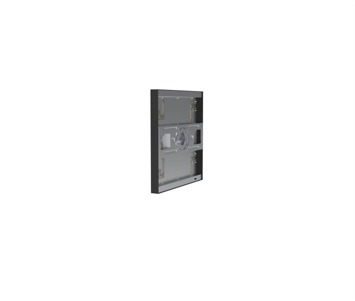 1x1 LED Flat Panel Light Surface Mount Square - Triac Dimmable - 5CCT 2700K-5000K - 1500LM - Black Trim