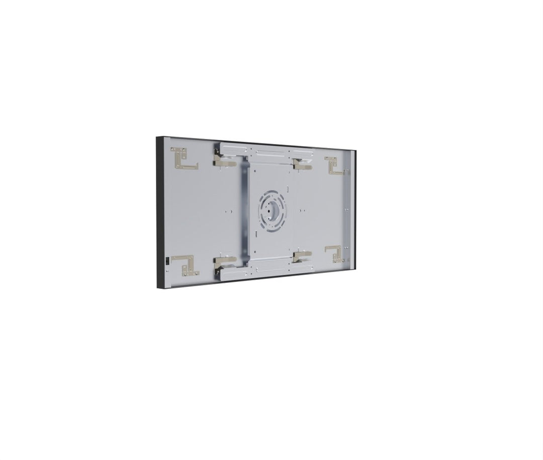 1x2 LED Flat Panel Light Surface Mount - Triac Dimmable - 5CCT 2700K-5000K - 2000LM - Black Trim