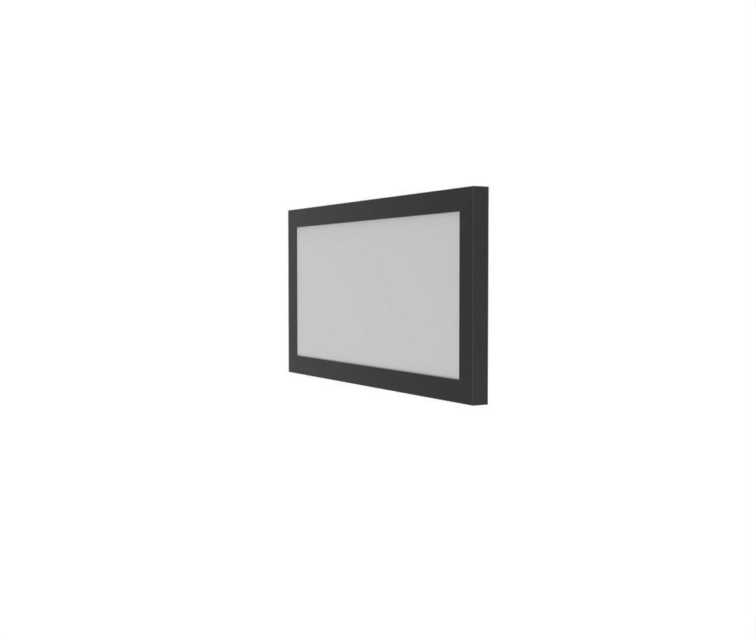 1x2 LED Flat Panel Light Surface Mount - Triac Dimmable - 5CCT 2700K-5000K - 2000LM - Black Trim
