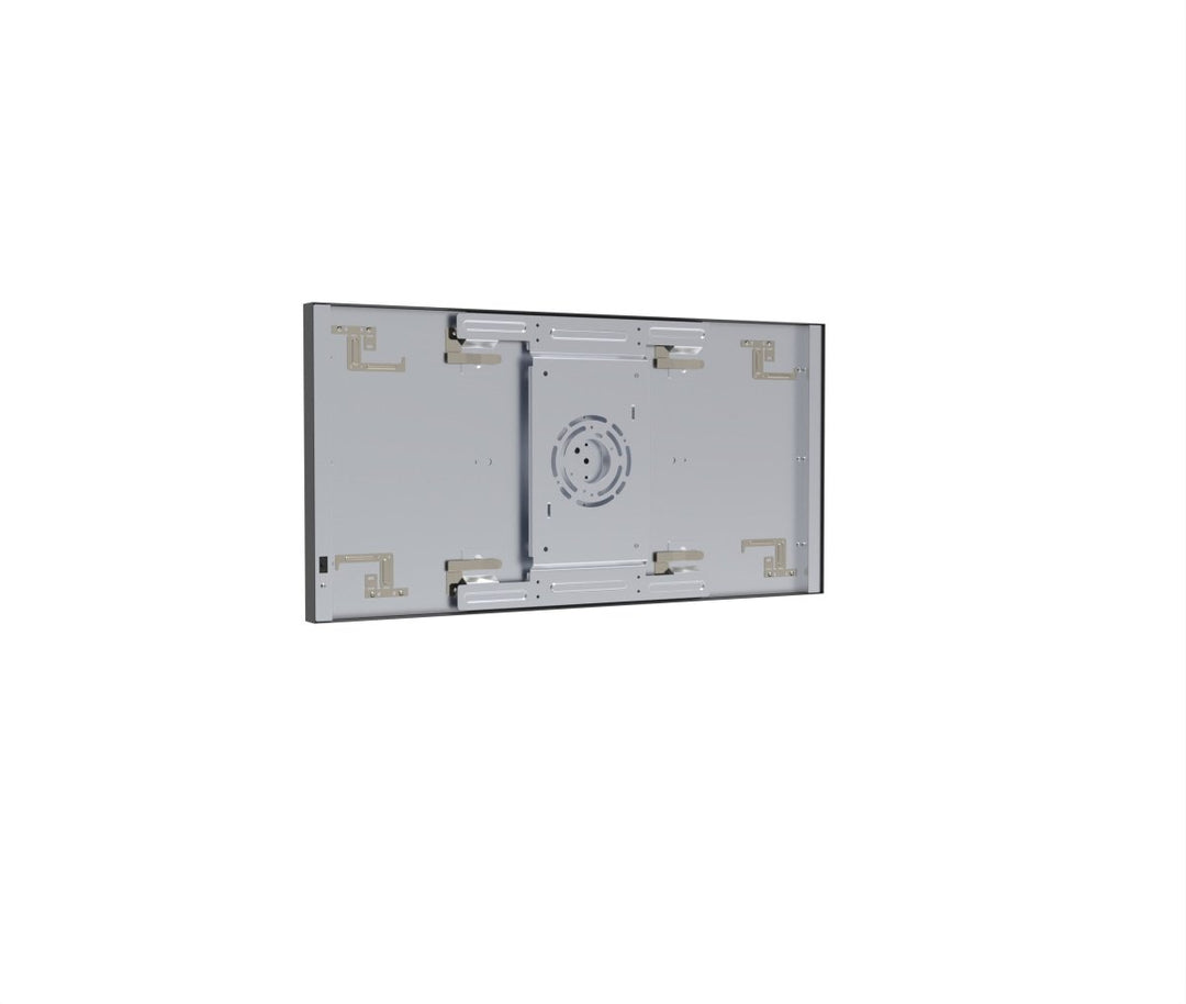 1x2 LED Flat Panel Light Surface Mount - Triac Dimmable - 5CCT 2700K-5000K - 2000LM - Black Trim