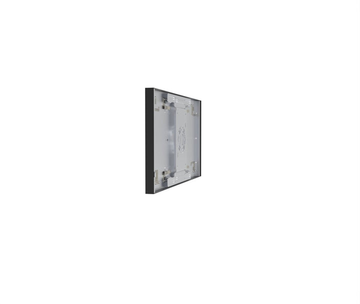 1x2 LED Flat Panel Light Surface Mount - Triac Dimmable - 5CCT 2700K-5000K - 2000LM - Black Trim