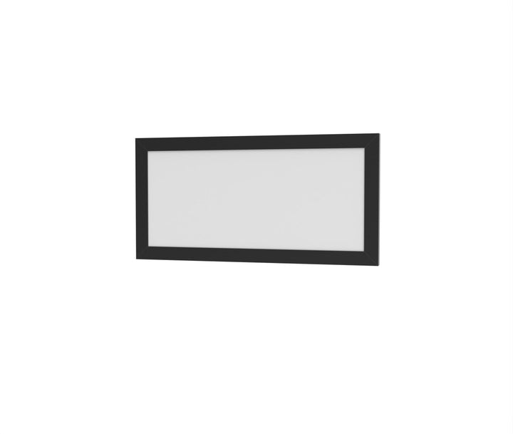 1x2 LED Flat Panel Light Surface Mount - Triac Dimmable - 5CCT 2700K-5000K - 2000LM - Black Trim