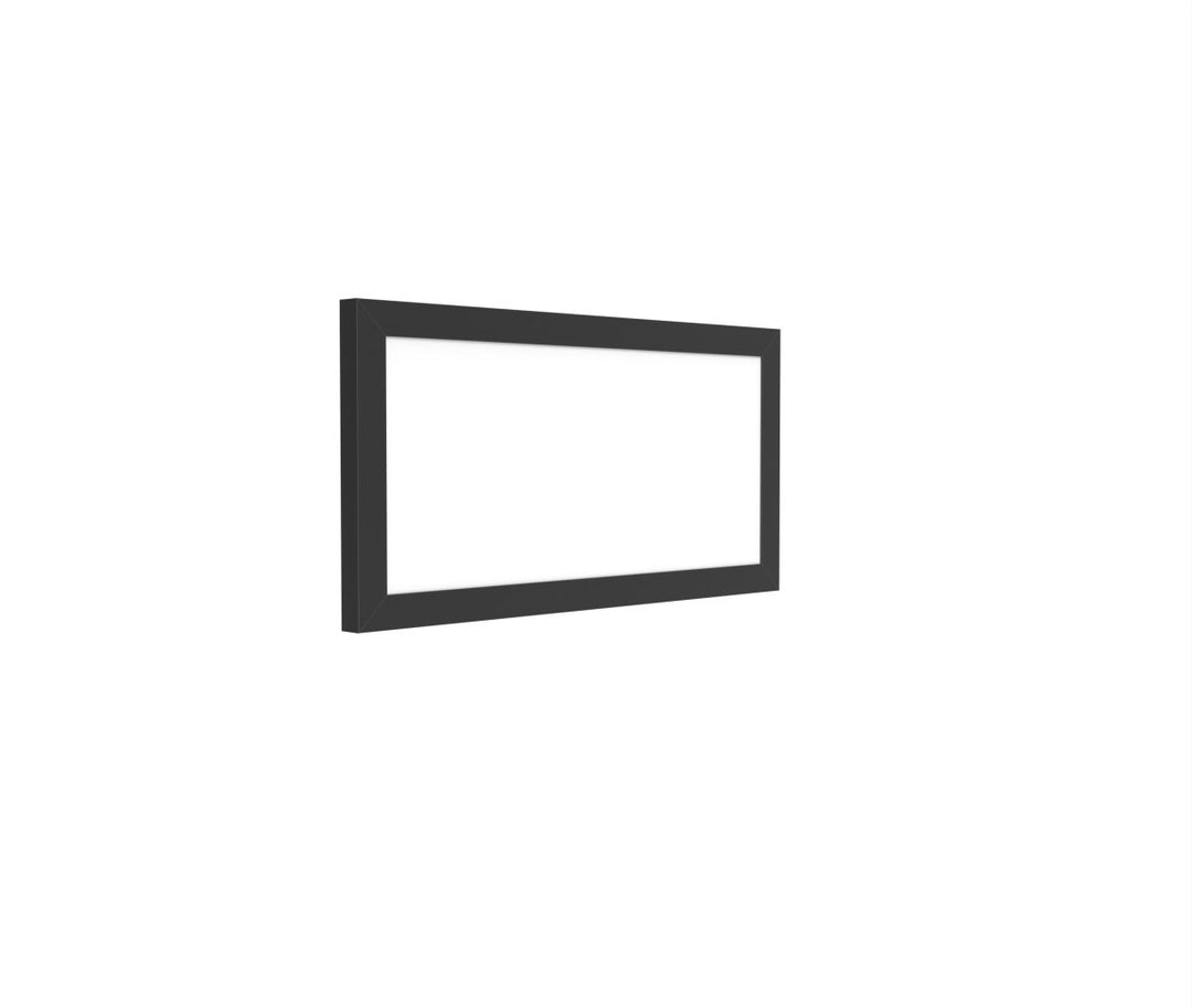 1x2 LED Flat Panel Light Surface Mount - Triac Dimmable - 5CCT 2700K-5000K - 2000LM - Black Trim