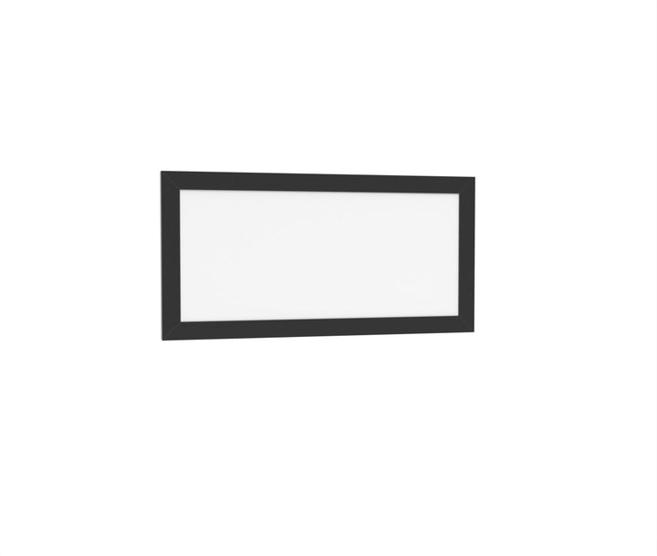 1x2 LED Flat Panel Light Surface Mount - Triac Dimmable - 5CCT 2700K-5000K - 2000LM - Black Trim