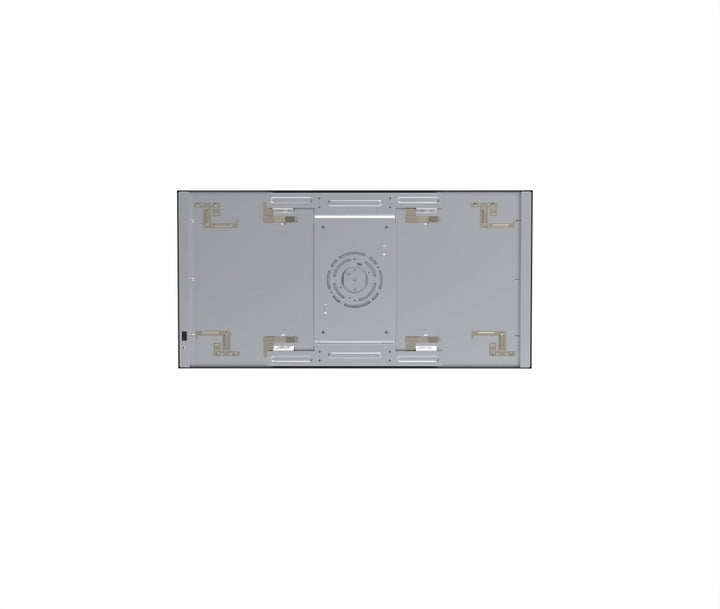 1x2 LED Flat Panel Light Surface Mount - Triac Dimmable - 5CCT 2700K-5000K - 2000LM - Black Trim