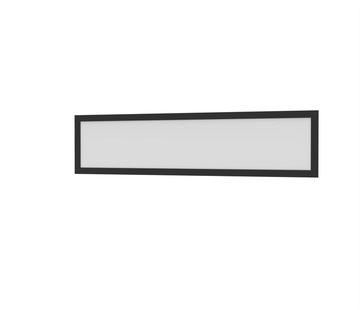 1x4 LED Flat Panel Light Surface Mount - 0-10V Dimmable - 3CCT 3000K-5000K - 4000LM - Black Trim