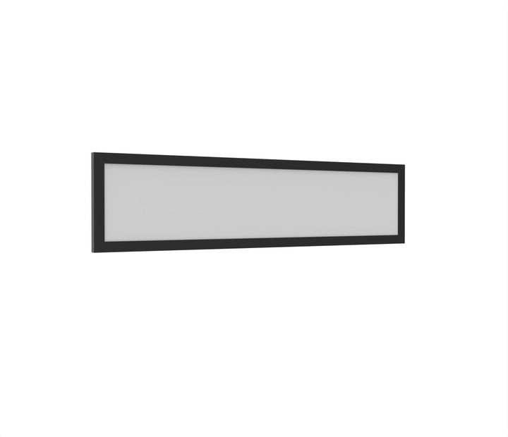 1x4 LED Flat Panel Light Surface Mount - 0-10V Dimmable - 3CCT 3000K-5000K - 4000LM - Black Trim