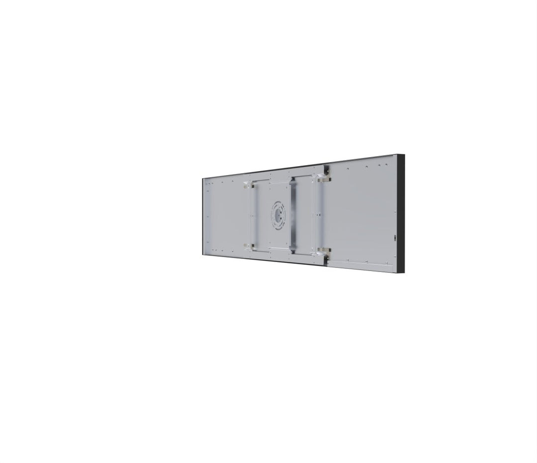 1x4 LED Flat Panel Light Surface Mount - 0-10V Dimmable - 3CCT 3000K-5000K - 4000LM - Black Trim