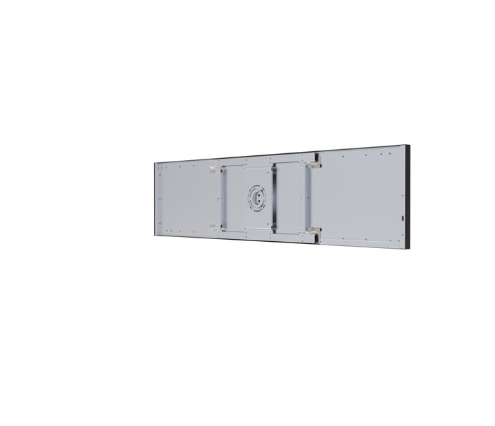 1x4 LED Flat Panel Light Surface Mount - 0-10V Dimmable - 3CCT 3000K-5000K - 4000LM - Black Trim