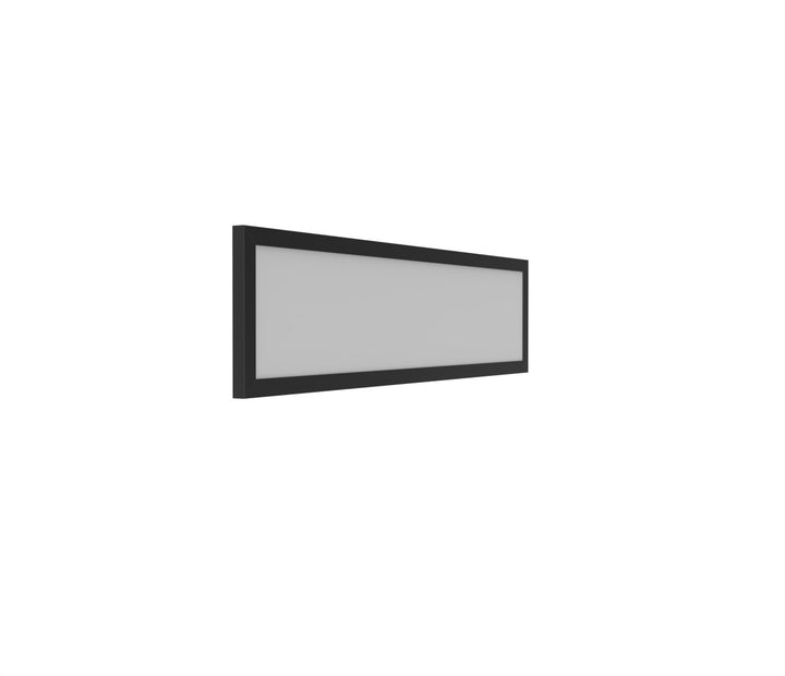 1x4 LED Flat Panel Light Surface Mount - 0-10V Dimmable - 3CCT 3000K-5000K - 4000LM - Black Trim