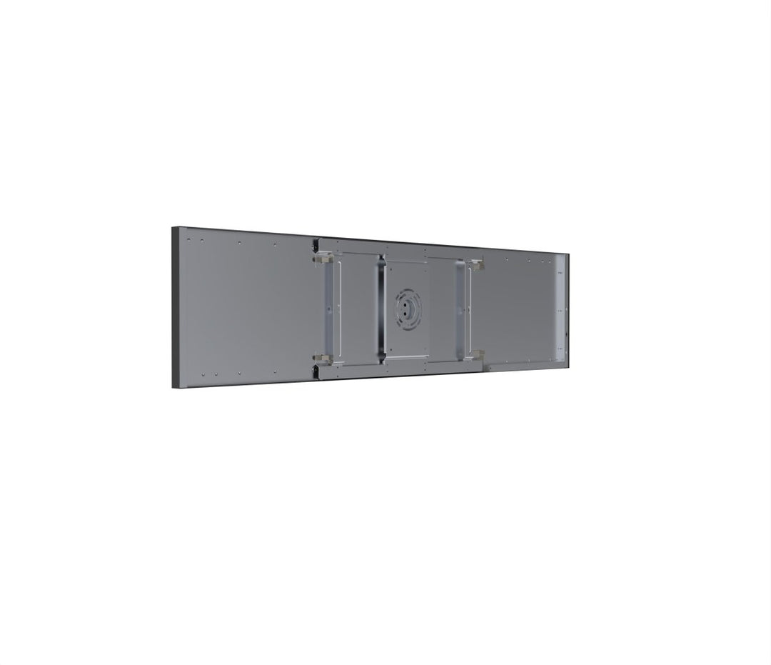 1x4 LED Flat Panel Light Surface Mount - 0-10V Dimmable - 3CCT 3000K-5000K - 4000LM - Black Trim