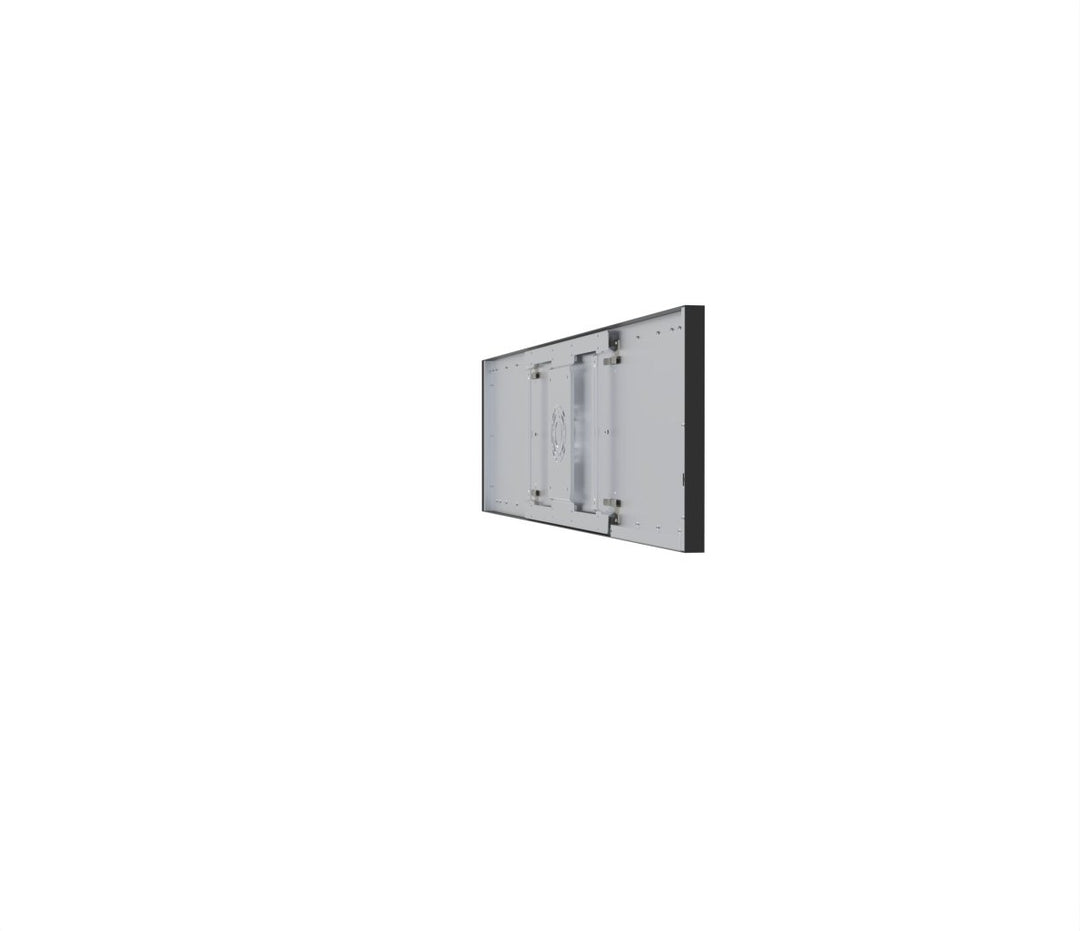 1x4 LED Flat Panel Light Surface Mount - 0-10V Dimmable - 3CCT 3000K-5000K - 4000LM - Black Trim