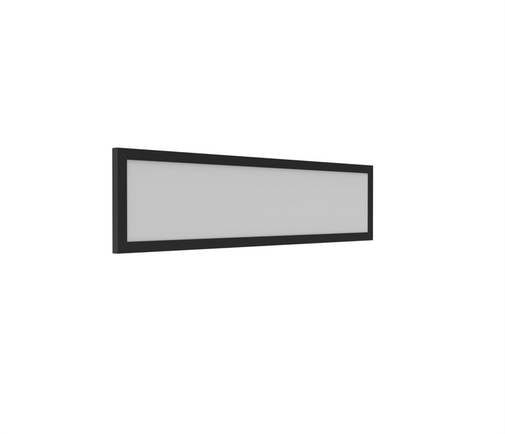 1x4 LED Flat Panel Light Surface Mount - 0-10V Dimmable - 3CCT 3000K-5000K - 4000LM - Black Trim