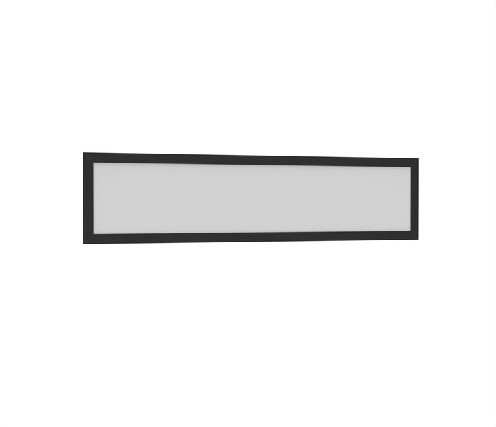1x4 LED Flat Panel Light Surface Mount - 0-10V Dimmable - 3CCT 3000K-5000K - 4000LM - Black Trim