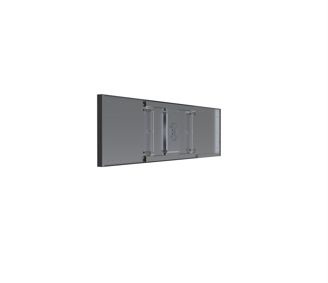 1x4 LED Flat Panel Light Surface Mount - 0-10V Dimmable - 3CCT 3000K-5000K - 4000LM - Black Trim