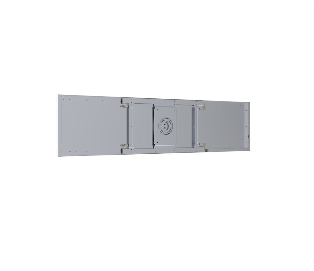 1x4 LED Flat Panel Light Surface Mount - 0-10V Dimmable - 3CCT 3000K-5000K - 4000LM