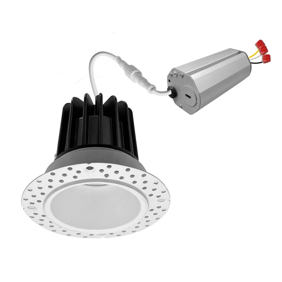 2" White Trimless Recessed Lighting