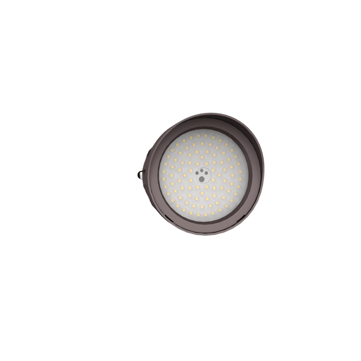 25W Bronze Bullet Light LED Outdoor Spotlights Waterproof Landscape Lights - 3CCT 3000K-5000K - 3500LM - Knuckle Mount