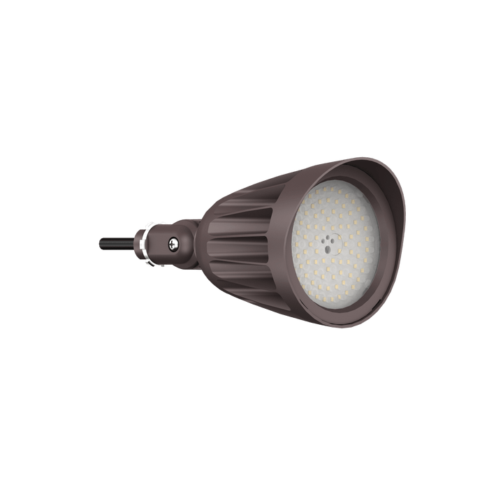 25W Bronze Bullet Light LED Outdoor Spotlights Waterproof Landscape Lights - 3CCT 3000K-5000K - 3500LM - Knuckle Mount