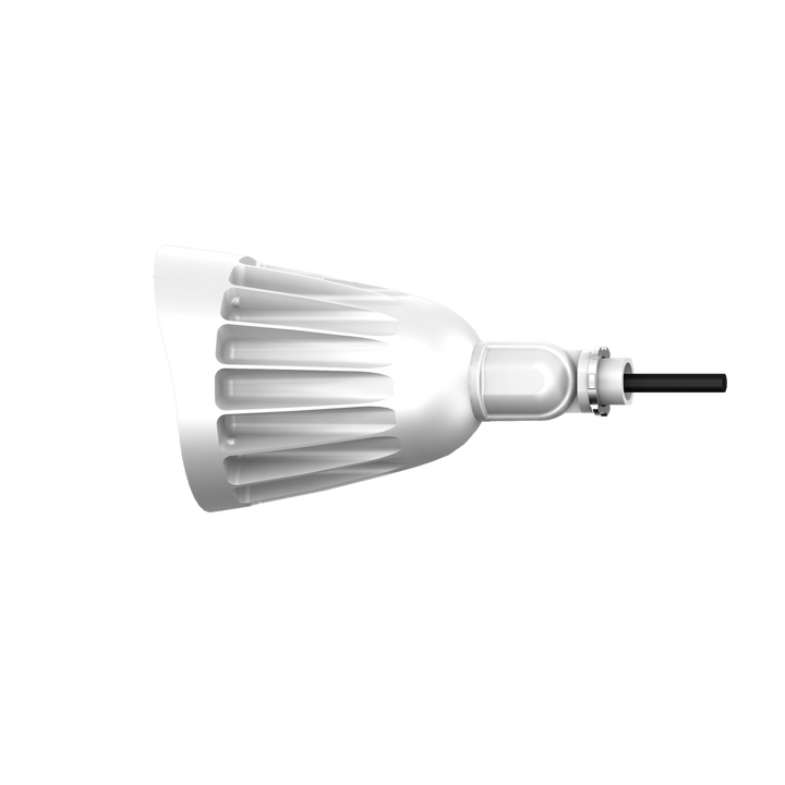 25W White Bullet Light LED Outdoor Spotlights Waterproof Landscape Lights - 3CCT 3000K-5000K - 3500LM - Knuckle Mount