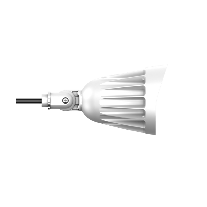 25W White Bullet Light LED Outdoor Spotlights Waterproof Landscape Lights - 3CCT 3000K-5000K - 3500LM - Knuckle Mount