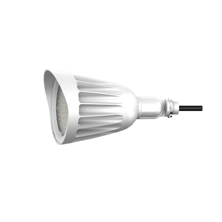 25W White Bullet Light LED Outdoor Spotlights Waterproof Landscape Lights - 3CCT 3000K-5000K - 3500LM - Knuckle Mount