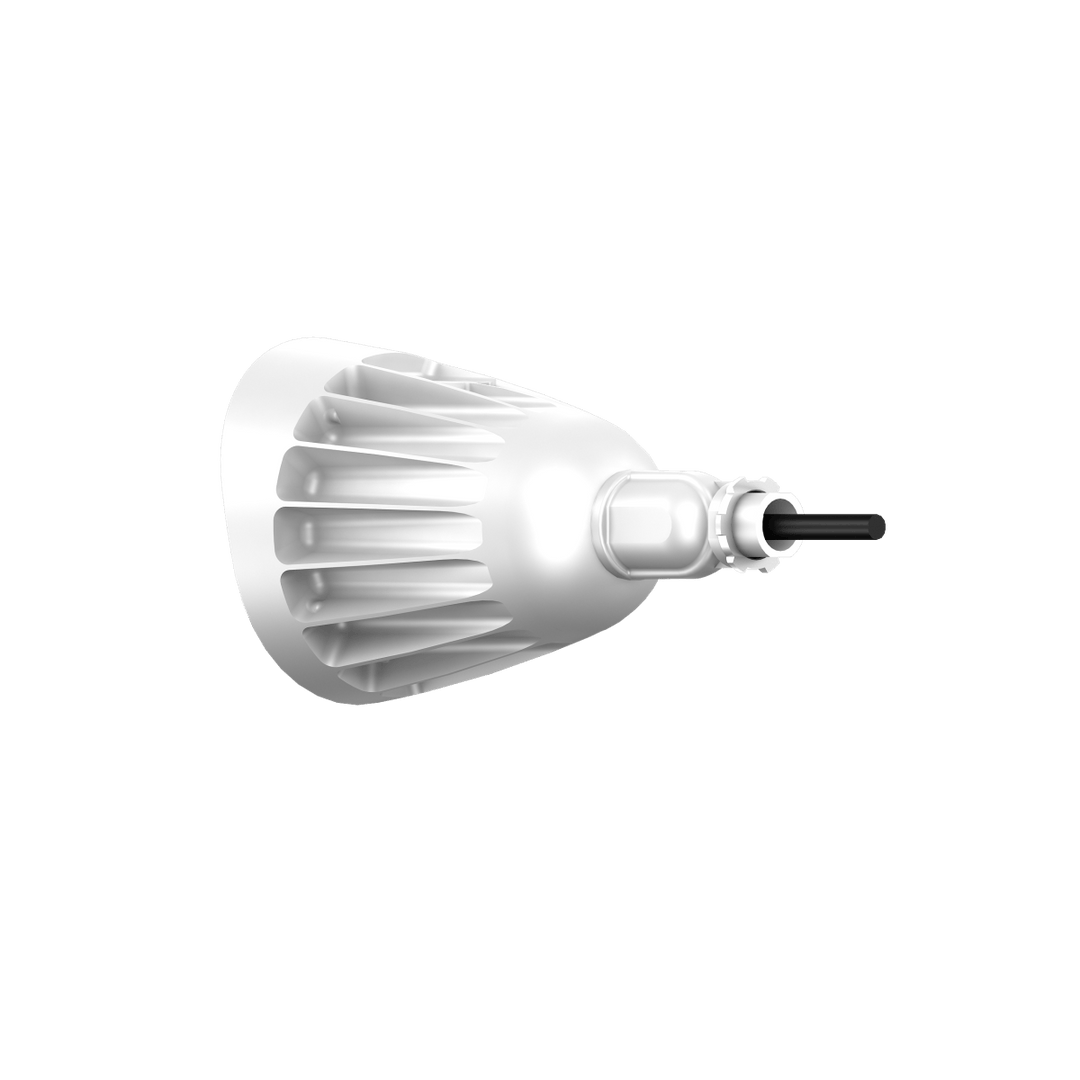 25W White Bullet Light LED Outdoor Spotlights Waterproof Landscape Lights - 3CCT 3000K-5000K - 3500LM - Knuckle Mount