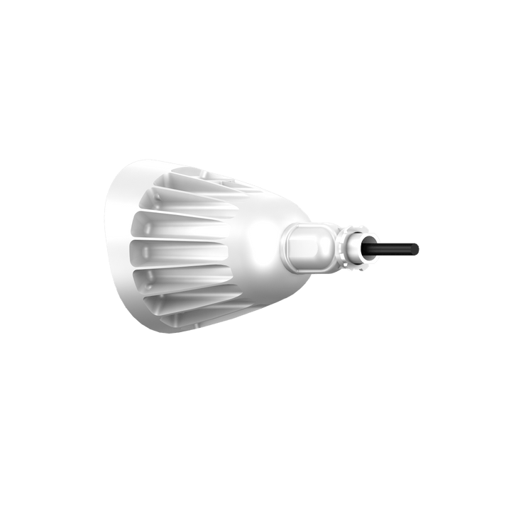 25W White Bullet Light LED Outdoor Spotlights Waterproof Landscape Lights - 3CCT 3000K-5000K - 3500LM - Knuckle Mount