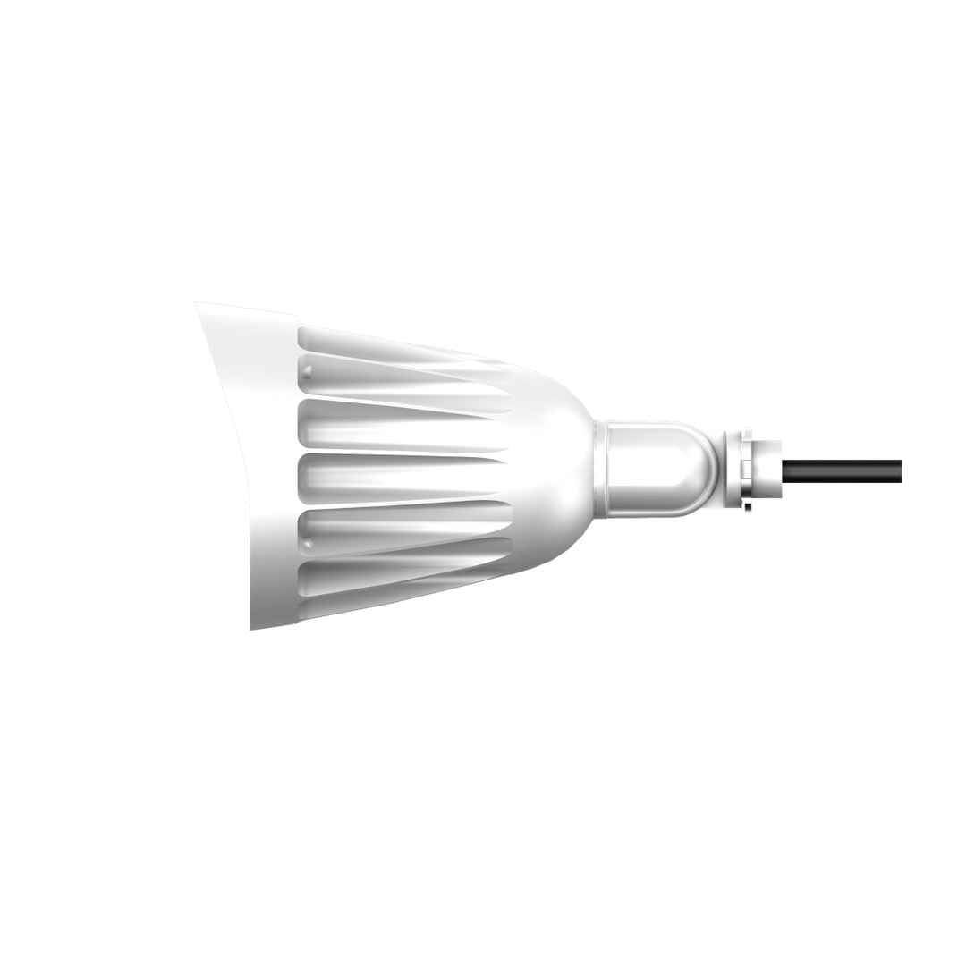 25W White Bullet Light LED Outdoor Spotlights Waterproof Landscape Lights - 3CCT 3000K-5000K - 3500LM - Knuckle Mount