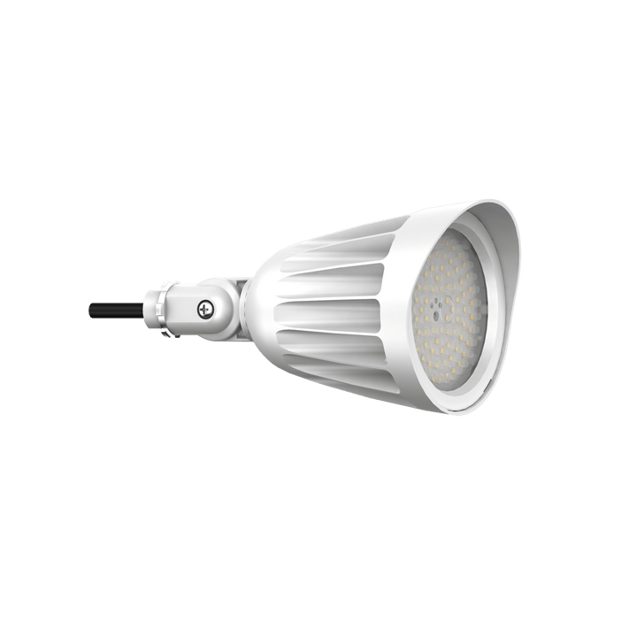 25W White Bullet Light LED Outdoor Spotlights Waterproof Landscape Lights - 3CCT 3000K-5000K - 3500LM - Knuckle Mount
