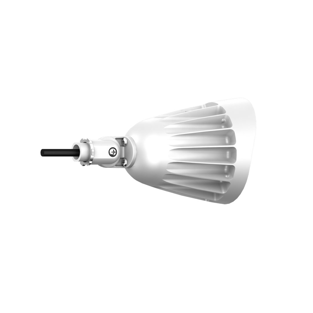 25W White Bullet Light LED Outdoor Spotlights Waterproof Landscape Lights - 3CCT 3000K-5000K - 3500LM - Knuckle Mount