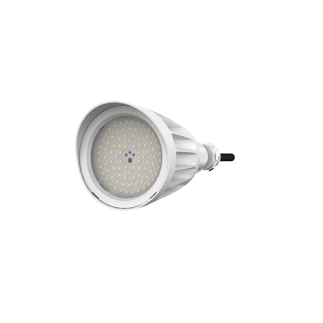 25W White Bullet Light LED Outdoor Spotlights Waterproof Landscape Lights - 3CCT 3000K-5000K - 3500LM - Knuckle Mount