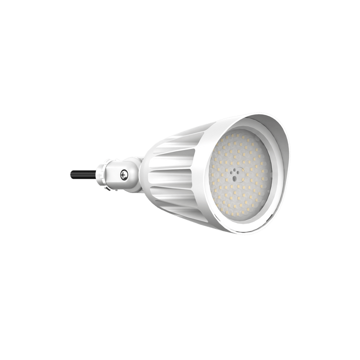 25W White Bullet Light LED Outdoor Spotlights Waterproof Landscape Lights - 3CCT 3000K-5000K - 3500LM - Knuckle Mount