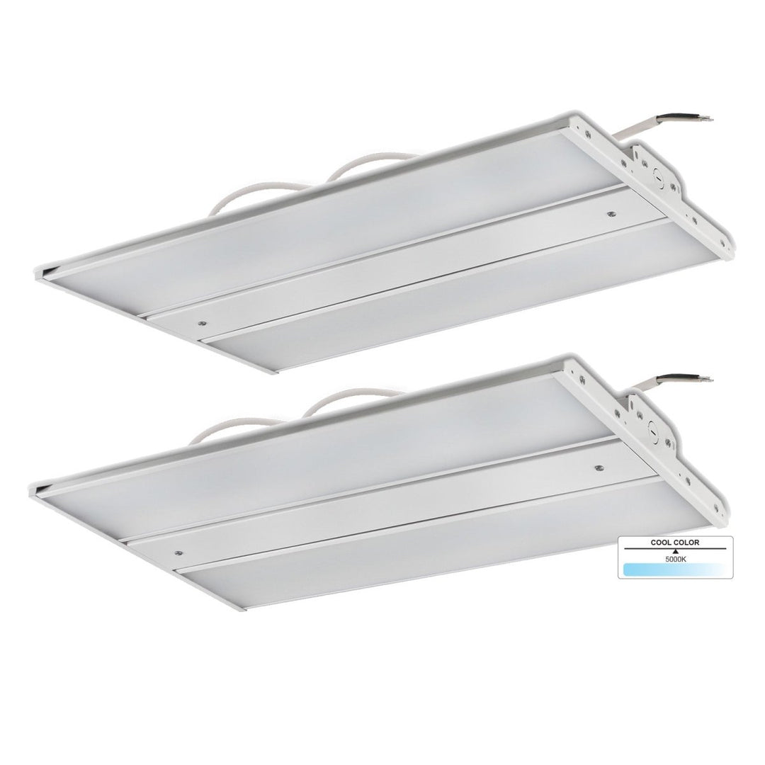 2FT Linear High Bay LED Lights - 5000K Daylight - 100-277V - Dimmable 0-10V - Wattage Selectable 110W 80W 60W
