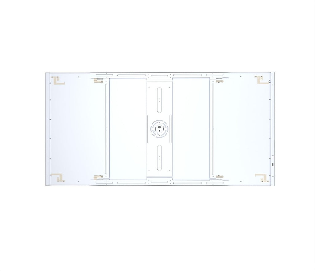 2x4 LED Flat Panel Light Surface Mount - 0-10V Dimmable - 3CCT 3000K-5000K - 5000LM