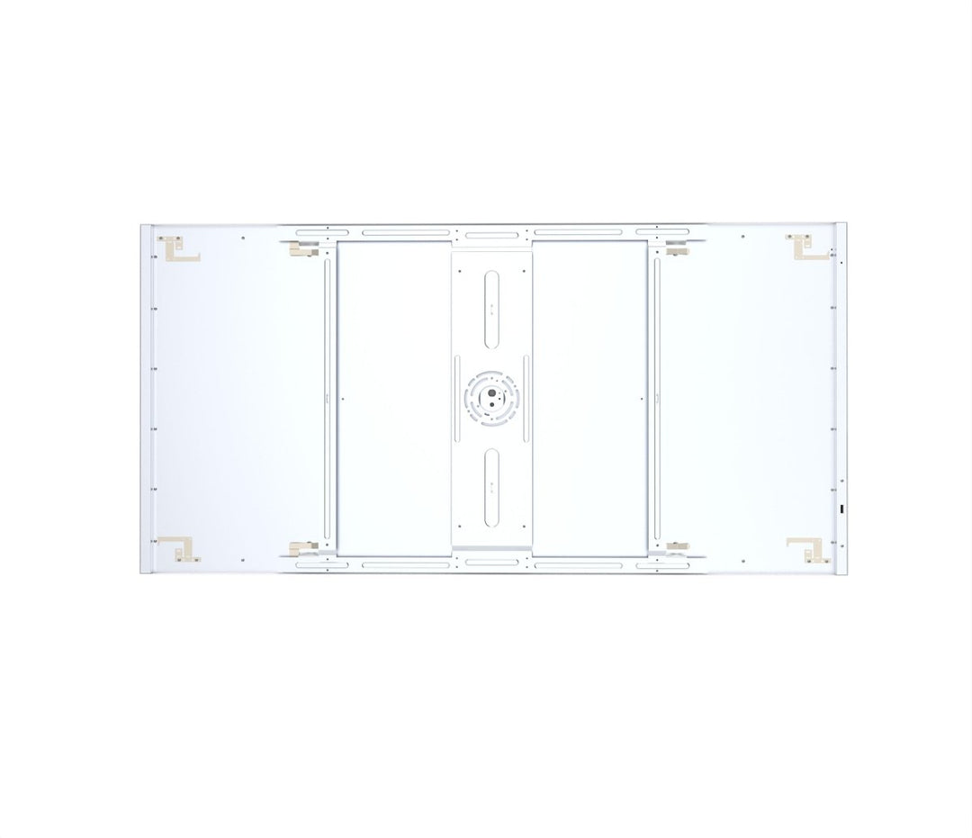 2x4 LED Flat Panel Light Surface Mount - 0-10V Dimmable - 3CCT 3000K-5000K - 5000LM