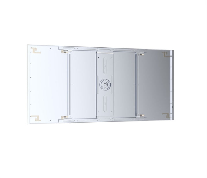 2x4 LED Flat Panel Light Surface Mount - 0-10V Dimmable - 3CCT 3000K-5000K - 5000LM
