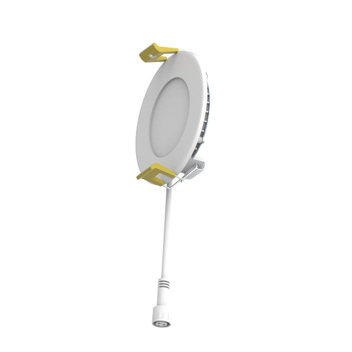3" Inch Canless Recessed Lighting Slim LED Wafer Lights - Wet Rated - 5CCT 2700K-5000K - 550LM
