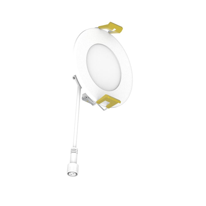 3" Inch Canless Recessed Lighting Slim LED Wafer Lights - Wet Rated - 5CCT 2700K-5000K - 550LM