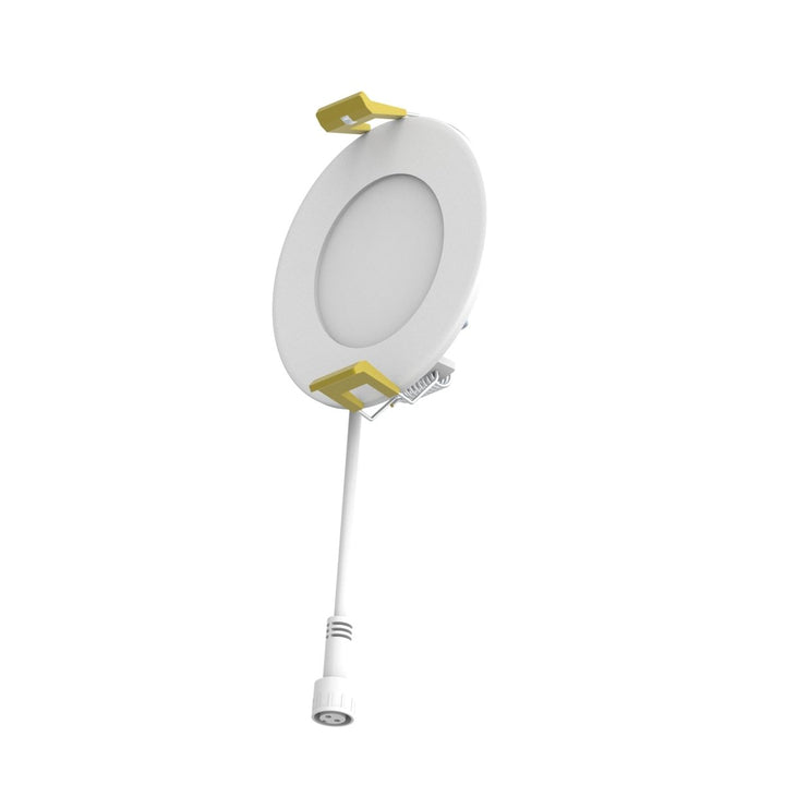 3" Inch Canless Recessed Lighting Slim LED Wafer Lights - Wet Rated - 5CCT 2700K-5000K - 550LM