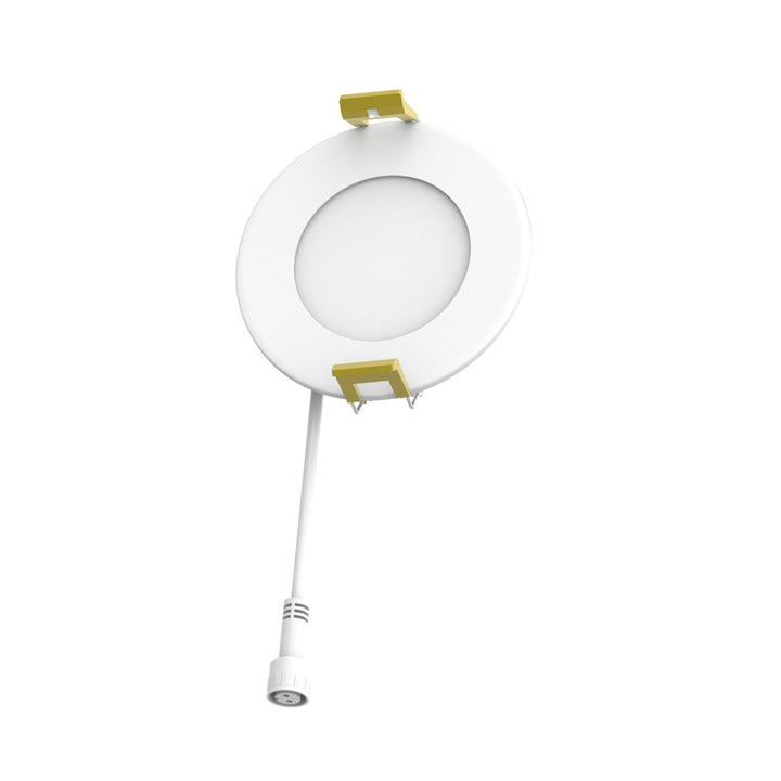 3" Inch Canless Recessed Lighting Slim LED Wafer Lights - Wet Rated - 5CCT 2700K-5000K - 550LM