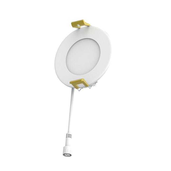 3" Inch Canless Recessed Lighting Slim LED Wafer Lights - Wet Rated - 5CCT 2700K-5000K - 550LM