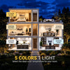 3" Inch Canless Recessed Lighting Slim LED Wafer Lights - Wet Rated - 5CCT 2700K-5000K - 550LM | Nuwatt Lighting