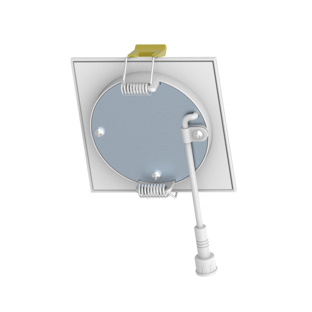 3" Inch Square Canless Recessed Lighting Slim LED Wafer Lights - Wet Rated - 5CCT 2700K-5000K - 550LM