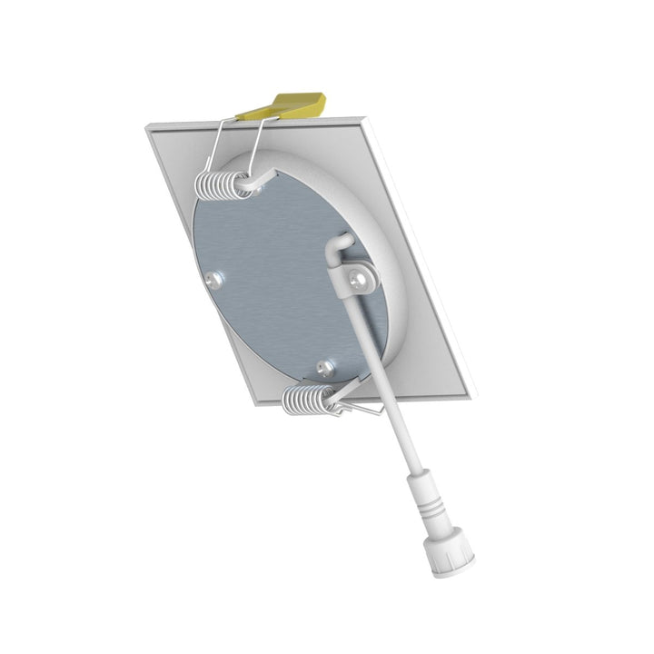 3" Inch Square Canless Recessed Lighting Slim LED Wafer Lights - Wet Rated - 5CCT 2700K-5000K - 550LM