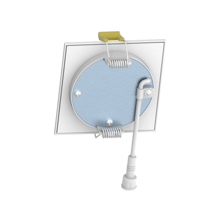 3" Inch Square Canless Recessed Lighting Slim LED Wafer Lights - Wet Rated - 5CCT 2700K-5000K - 550LM
